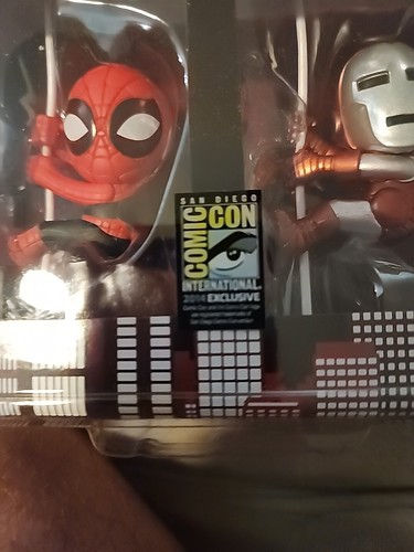 NECA SCALERS AMAZING SPIDERMAN IRON MAN SDCC EXCLUSIVE 2 PACK New Real - Picture 2 of 7