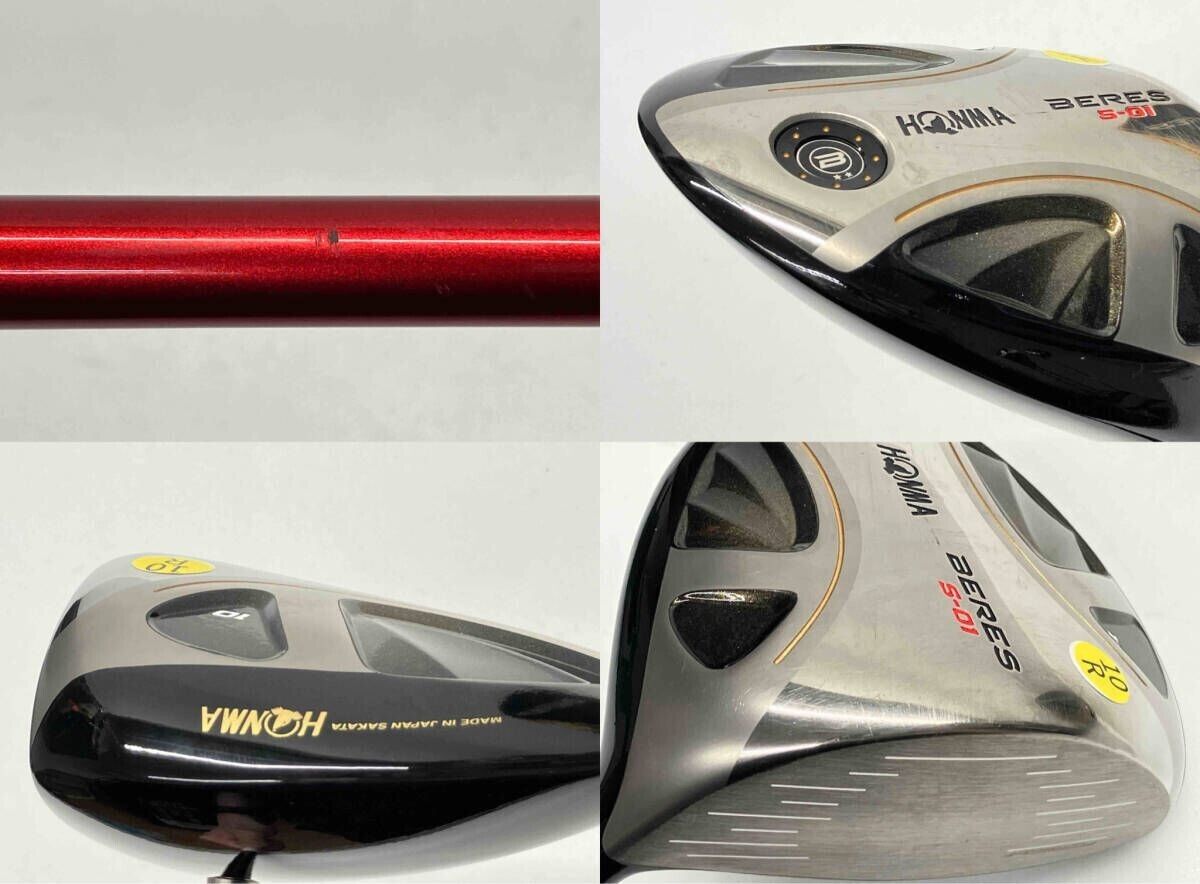 HONMA GOLF BERES S-01 DRIVER 10deg Flex-R 2STAR ARMRQ 6 62 HONMA GOLF BERES S-01 DRIVER 10deg Flex-R 2STAR ARMRQ 6 62