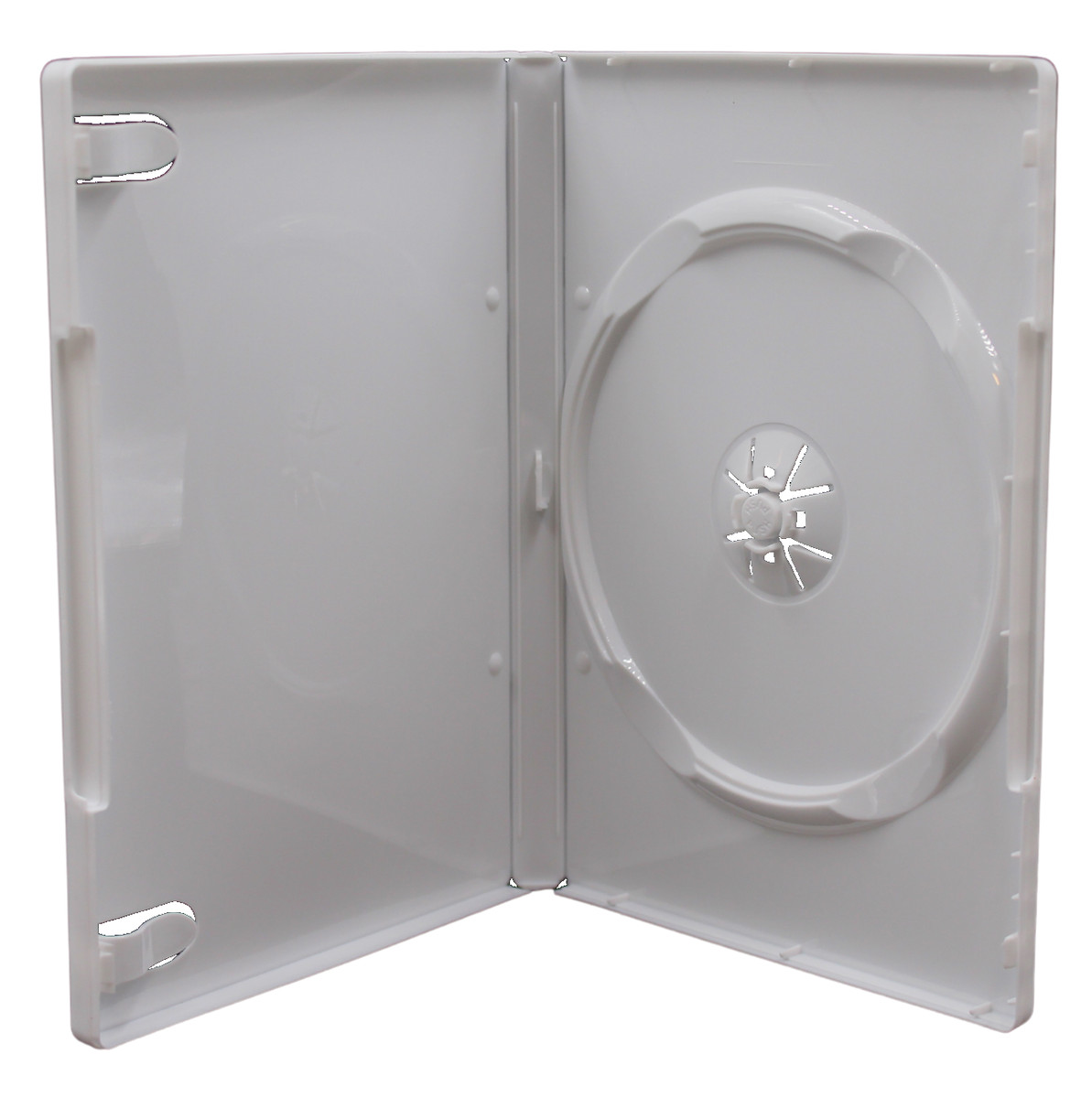 Premium Quality 14mm Single White Disc Standard CD DVD Blu-Ray Storage Box  Case