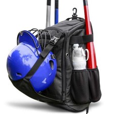 ZOEA Baseball Bat Bag Backpack T-Ball  Softball Equipment  Gear for Youth