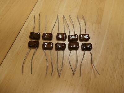 LOT/10 CM06FD332J03 SILVA MICA CAPACITORS 3300PF 500V 5%,NOS
