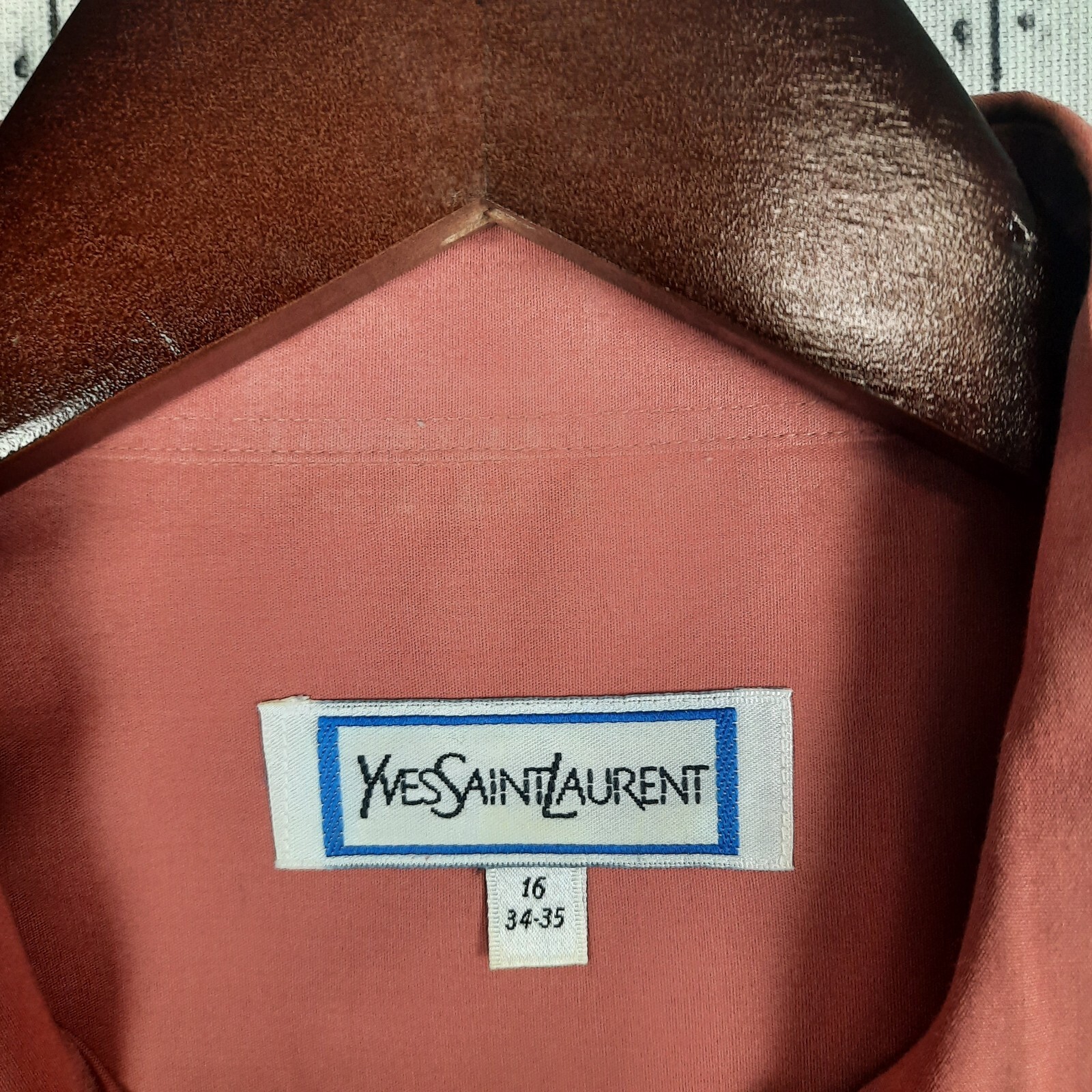 Camicia elegante vintage Yves Saint Laurent uomo 16 34 35