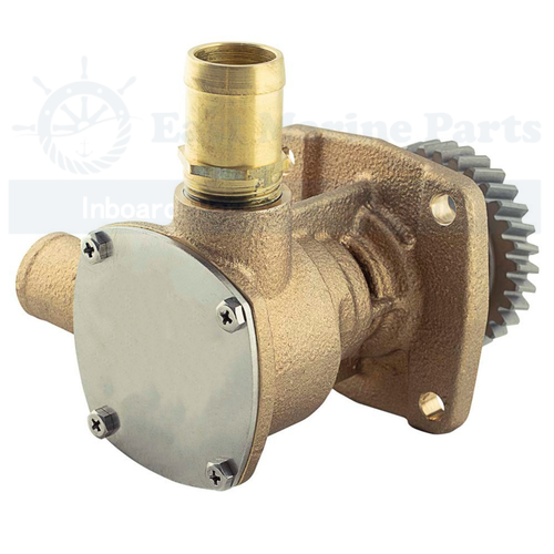 Engine Cooling Pump for Yanmar 3JH4 3JH5 4JH4 4JH5 Series w/ Straight Port Model - Picture 3 of 6