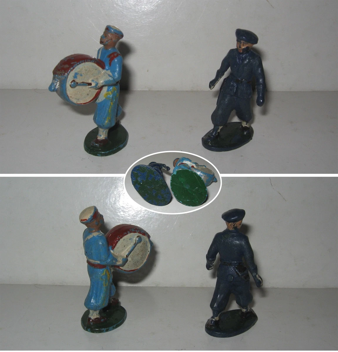Lot De Soldats Indigènes Coloniaux Starlux – Plastique Peint, Occasion
