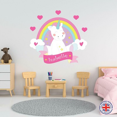 unicorn wall vinyl