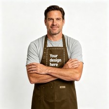 Custom Your Design Print Apron Waterproof with Pockets Dad Birthday Gift