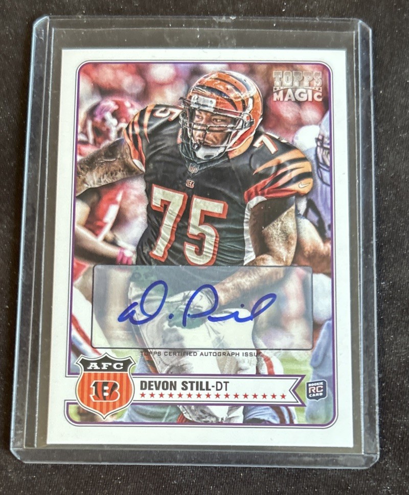 2012 Topps Magic Rookie Autographs #33 Devon Still Cincinnati Bengals