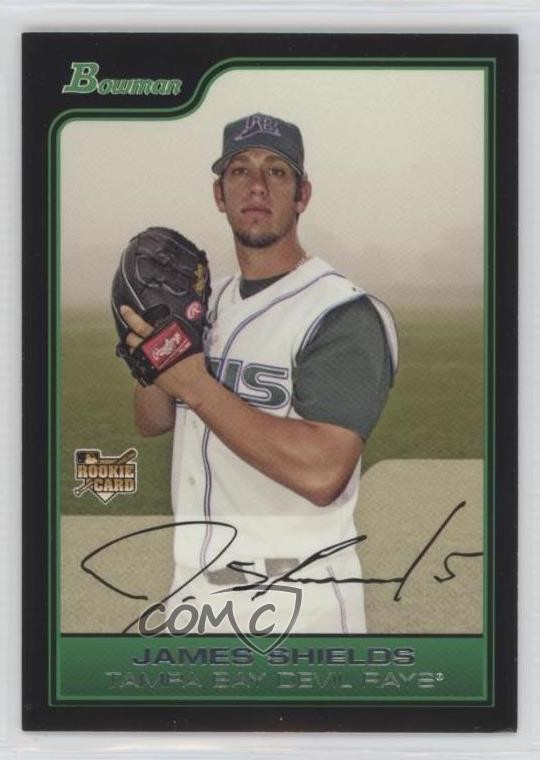 2006 Bowman Draft James Shields #BDP54 Rookie RC 6k2