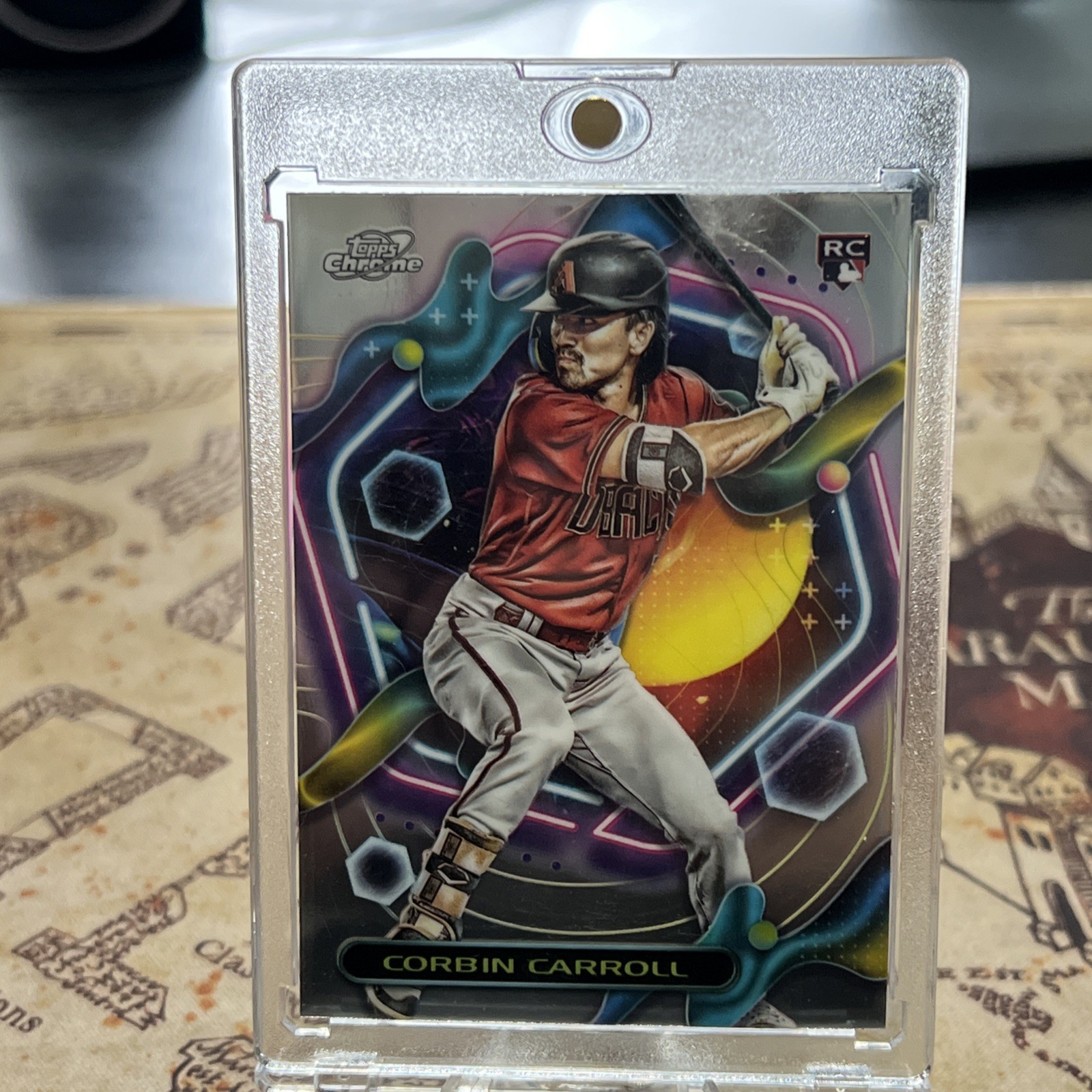 2023 Topps Cosmic Chrome Corbin Carroll Rookie #7 RC Arizona Diamondbacks