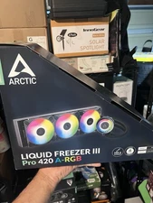 ARCTIC Liquid Freezer III Pro 420 A-RGB black PC Water Cooler AIO Cooling CPU