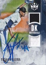 THYAGO VIEIRA SIGNED AUTO'D 2018 DIAMOND KINGS DK MATERIALS RELIC CARD DKM-TV