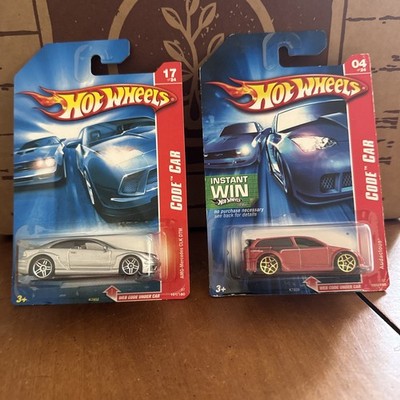 (2) Hotwheels Code Cars AMG Mercedes CLK DTM / Audacious Read Description
