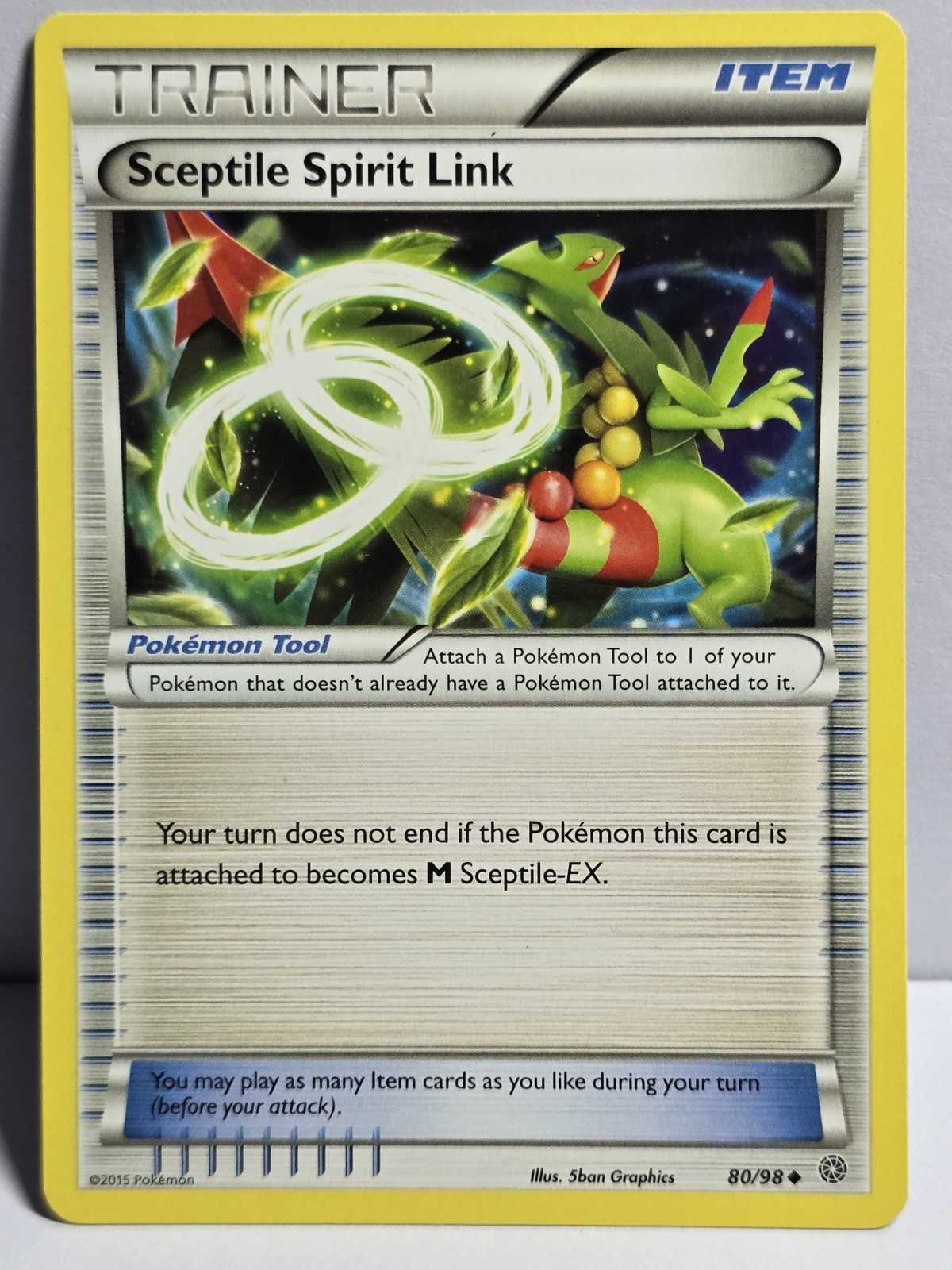 Sceptile Spirit Link - 80/98 - Uncommon - Lightly Played