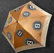 FENDI Folding umbrella, rain gear, rain umbrella, rainy season,Zucca pattern