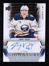 2019-20 Upper Deck Signature Sensations Series 2 Jimmy Vesey #SS-JV Auto 2u9