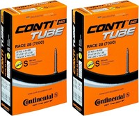 2X Continental Fahrrad Rennrad Schlauch Race 28 Zoll 18-25/622-630 60Mm Sv, Pres