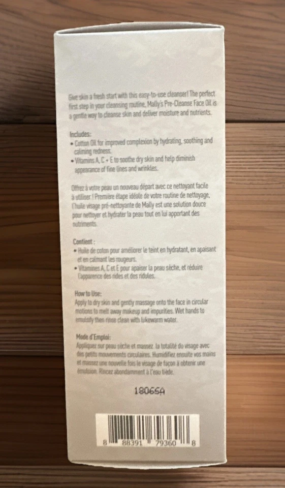 Desmaquillante aceite facial pre-limpieza Mally Ultimate Performance 4 oz nuevo en caja Foto 3 de 4