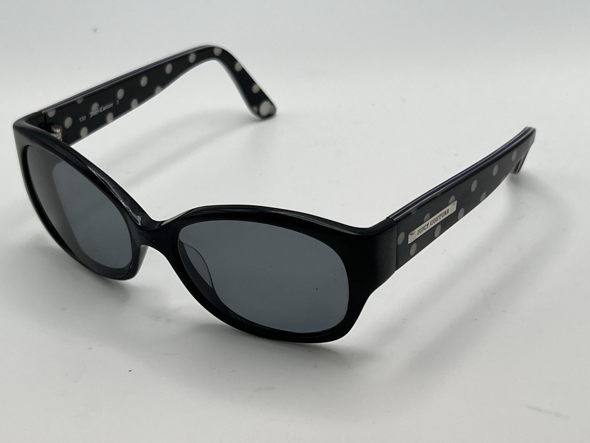 Juicy Couture Sunglasses JU551/S Black White Spotted Gradient Gray Lenses B38 Amazon.com: Juicy Couture Women main image 2