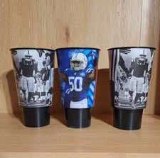 Jerrell Freeman Coca-Cola  Indianapolis Colts Plastic cup & 2 Colts Team Cups  