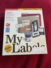 My Labels CD-ROM MySoftware Windows 95/3.1 New Sealed Vintage Label Maker