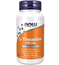 Now Foods L-Theanine 100mg 90 VCaps