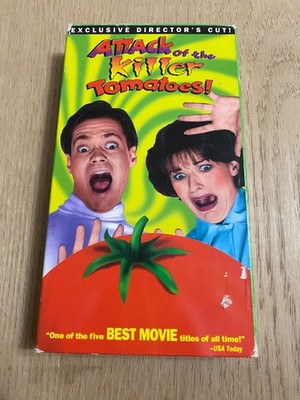 Attack of The Killer Tomatoes VHS Tape Director s Cut Buena Vista Home Video