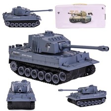 1/30 Tiger I RC Panzer 2,4GHz ferngesteuert 360 Spin Lichter Sounds Tiger blau