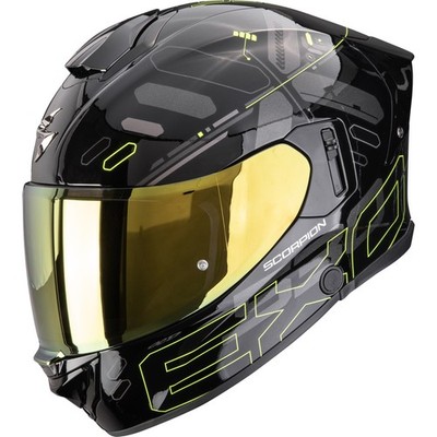 Scorpion - Motorrad Helm M - EXO-530 Air Fond - schwarz-fluogelb