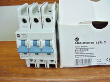 Allen-Bradley 1489-M3D150 Circuit Breaker Series D 3 Pole 15A 480Y/277V FREE SH