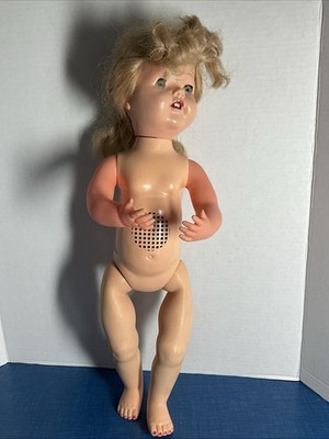 Vintage   Ideal Saucy Walker   Like Doll Unbranded # 190 Nude Messy Hair 19 