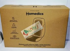 HoMedics Shiatsu Back Massager with Heat – Full Backk & Shoulder Massage Chai...