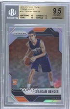 2016-17 Panini Prizm Silver Prizm Dragan Bender #242 BGS 9.5 GEM MINT 01bk