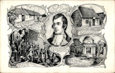 Künstler Ak Schottischer Dichter Robert Burns, Portrait,... - 4857866