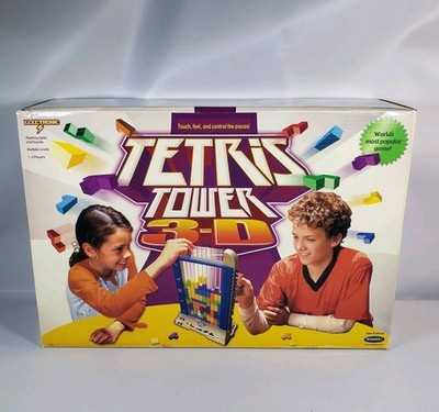 Tetris Tower 3D Electronic Tabletop Game   Tested And Working And 100% Complete