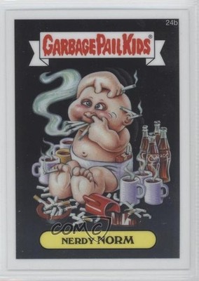 2013 Topps Garbage Pail Kids Chrome Nerdy Norm #24b 0y6