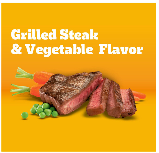 Pedigree Adult Dry Dog Food Complete Nutrition Grilled Steak 18 lb