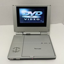 Venturer PVS3361 Portable DVD Player 7 LCD Screen Tested Works w/ AC Adapter