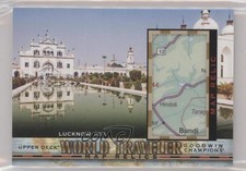 2022 Upper Deck Goodwin Champions World Traveler Map Relics Lucknow India 0il7