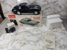 Solidex VHS Cassette Autowinder Black 63 Corvette 1992 VCR Mileage Pluser (Read)