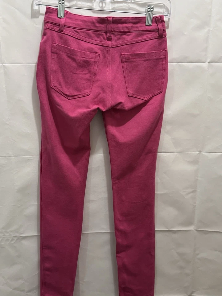 "Pantalones 2 B Bebe rosa brillante 5 bolsillos talla pequeña 24"" cintura" Foto 3 de 4