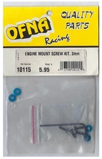 Vintage RC Car OFNA Racing 10115 Engine Mount Screw Kit 3mm for Nitro OB4 Option