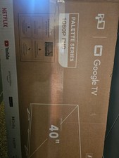 FPD 40-inch Smart TV, 1080p Full HD Google TV, HDR10, Dolby Audio CG40-P3
