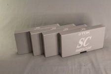 Four Blank TDK Sharp & Clear VHS Tapes Brand New and Unopened