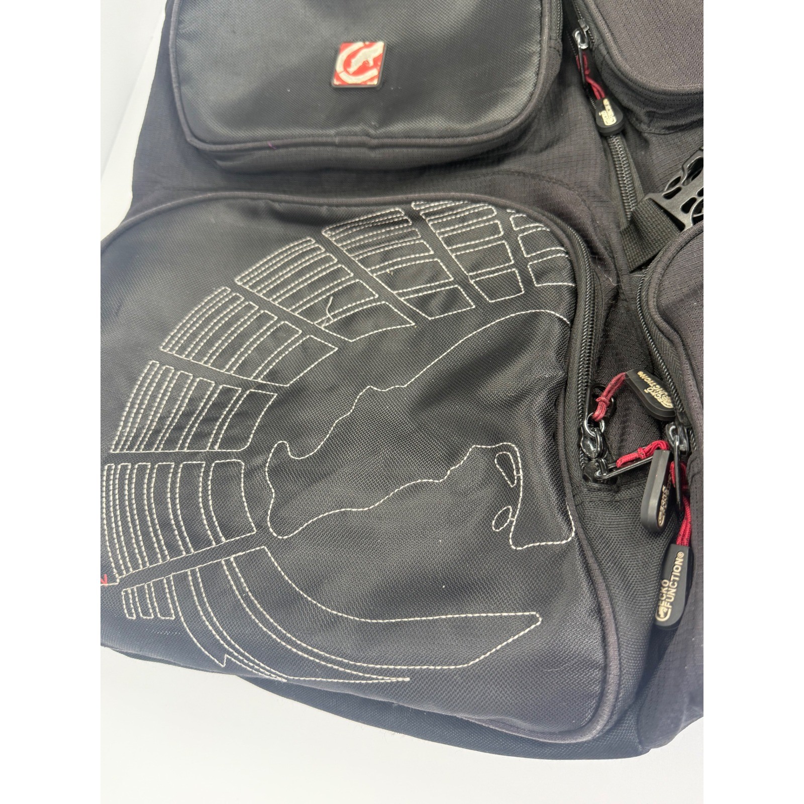 Ecko Function Backpack Black Rhino Graphic Y2K St… - image 2