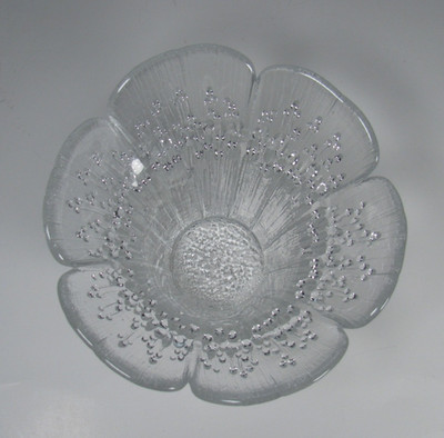 MCM Lasisepät Mäntsälä Pertti Kallioinen Finland Heina Glass Flower 4.25'' Vase