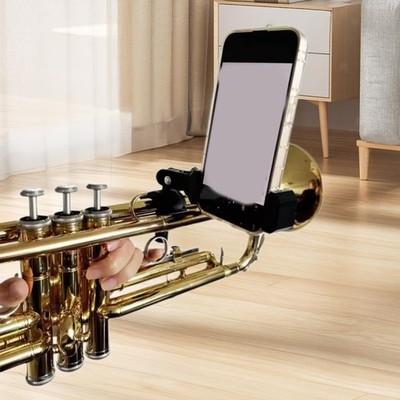 Marching Band Music Lyre Telefonhalter 360 Rotation für Marching Band