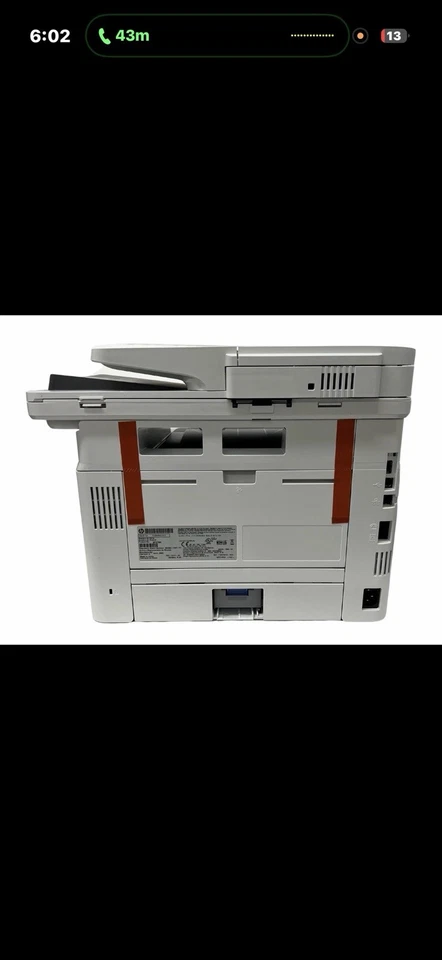 HP LaserJet Managed MFP E42540 3PZ75A Monochrome All-in-One Printer - Image 2 of 4