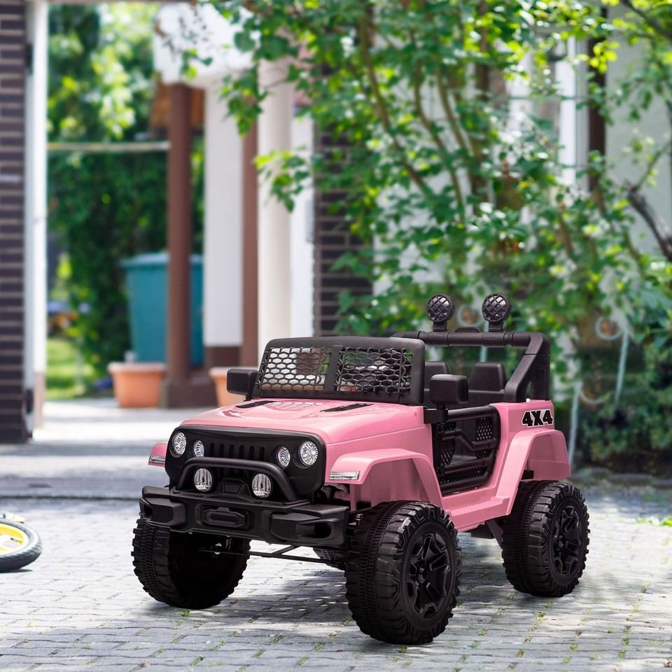Family Fun Electric Ride On Truck 12V 4.5AH Battery Pink Color | eBay