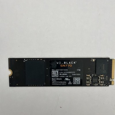 Western Digital WD_BLACK SN770 1TB M.2 NVMe Internal SSD (WDS100T3X0E)