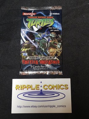 TMNT Turtles Unleashed TCG Booster Pack 1st Edition Factory Sealed 